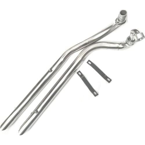 For Yamaha Vstar Drag Star V-star 650 400 XVS650 DS650 XVS400 DS400 Exhaust Vent Pipe Aerofluxus With Muffler Removable Silencer