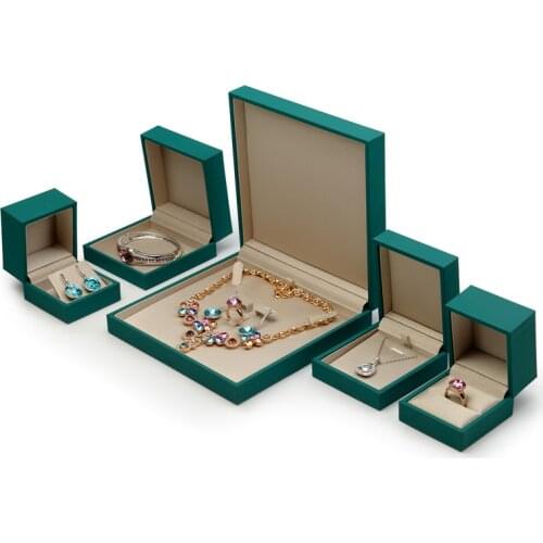 Oirlv Green Jewelry Box Ring Bracelet Necklace Storage Jewelry Box Engagement Proposal Anniversary Gift Box