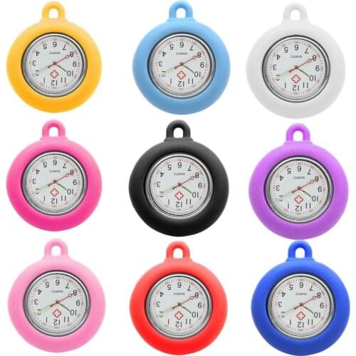 10pcs/lot DIY watch head face Parts for men women nurse doctor necklace watch ladies scalable Retractabel pocket quartz watches