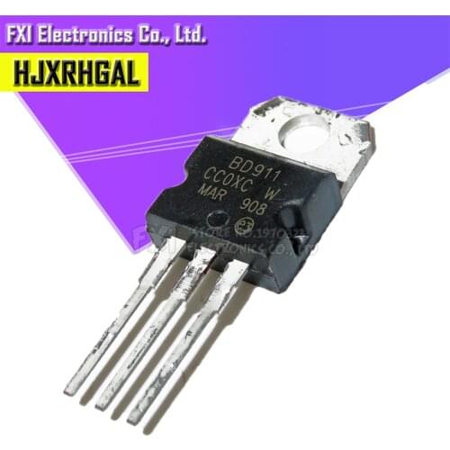 10pcs/lot BD911 Darlington transistor 15A 100V TO-220 original authentic