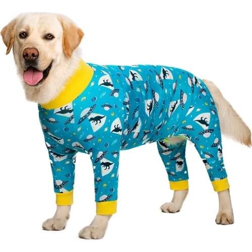 2020 Printing Large Dog Clothes Cartoon Pajamas for Gril Boy Dogs Coat 4 Legs Dog Jumpsuit Sweatshirt Dog Clothing Pets Clothing