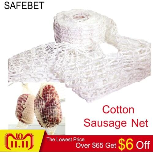 3 Meter Net The Latest Cotton Ham Sausage Net Butcher's String Sausage Roll Net Hot Dog Net Sausage Packaging Tools Kitchen T