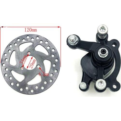 49CC Gas Mini Dirt Bike Front Brake with 120mm disc brake Caliper Kit Electric Scooter ATV