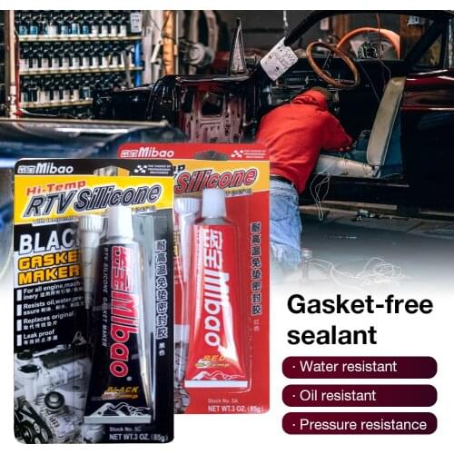 Free Gasket Sealant Mi Bao Red Glue 85g Automotive Mechanical Seal Leak-proof Electronic Seal Glue Silicone Seal