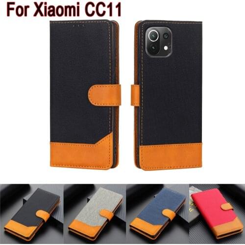 MiCC11 Flip Case For Xiaomi CC11 Cover Wallet Leather Card Stand Protective Phone Shell Etui For Xiaomi C11 2107119DC Cases Book