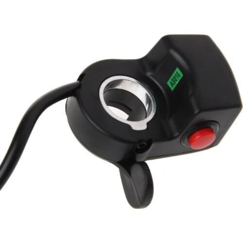 E-bike 48V E-Bicycle Thumb Throttle Handle Bar Grip Gas Twist Throttle Electric Scooter Q9QD