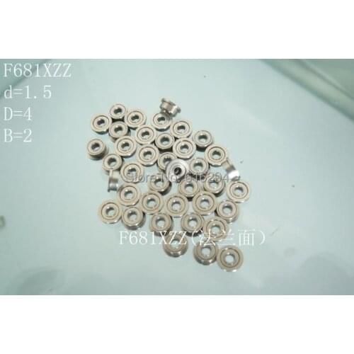 F681XZZ 100PCS P6 (F1.5*4*2 ) flange ball bearing F681XZZ bearing---- free shipping