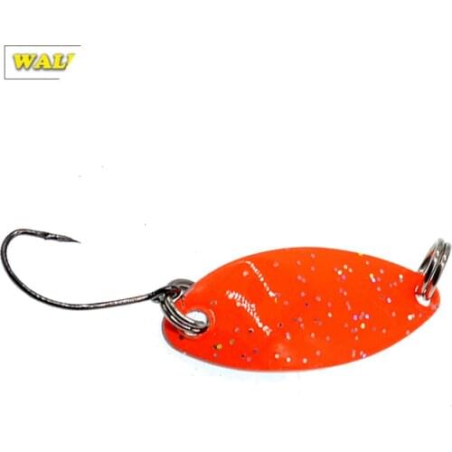 WALK FISH 5PCS/7PCS 32mm/2.5g Fishing Lure Single Hook Bait Artificial Metal Spoon Sequins Fishing Baits Bass Pike Fishing Tools