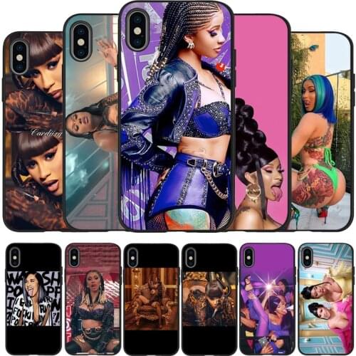 Cardi B - WAP feat. Megan Thee Stallion Black Silicone Soft Phone Case For iPhone 11 12 Pro X XR XS MAX 5 6 7 8 Plus SE 2020