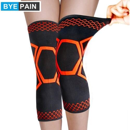 1Pair BYEPAIN Compression Knee Brace Sleeve Compression Knee Support Sleeve Support Knee Brace Sleeve for Women Men