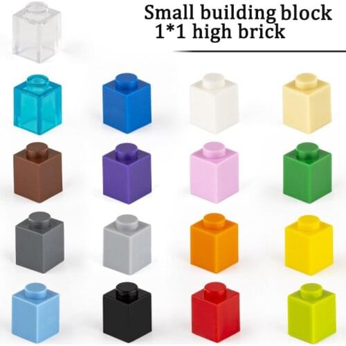 DIY Building Blocks Thick Figures Bricks 1x1 Dots Educational Creative Compatible With 3005 Plastic Toys for Children