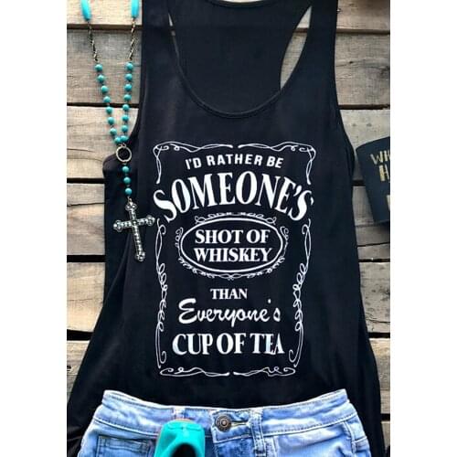 Summer Tank Top Women 2021 Sleeveless Tees Casual Loose Top Women Black Tank Tops Female New Camis Fashion Letter Print Tee