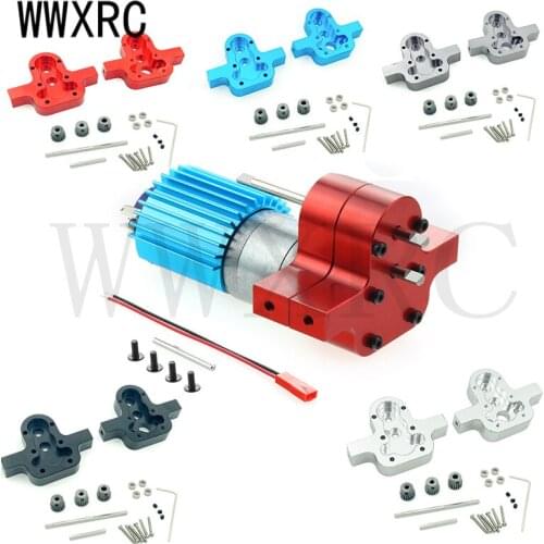 Metal Transmission Gearbox Base Without Motor WPL 1/16 B14 B16 B24 B36 C14 C24 C34 MN90 MN91 MN45 MN99 Rc Car Parts