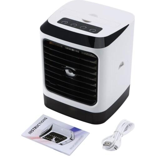 USB Mini Portable Air Conditioner easy Air Cooler Fan Desktop Space Cooler Personal Space Air Cooling Fan For Room Home fans