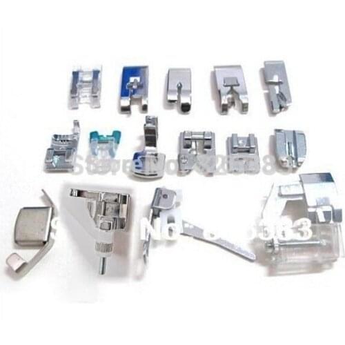 Original quality set 15 pieces household Sewing Machine presser foot For Brother Janome Toyota Singer