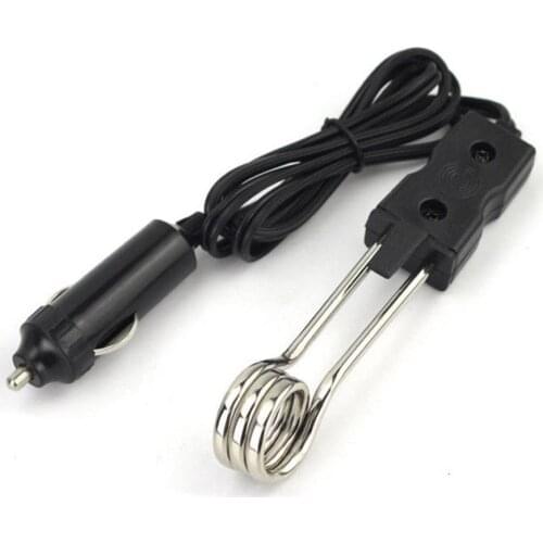 Portable 12V Car Immersion Heater Auto Vehicle Electric Tea Coffee Water Heater