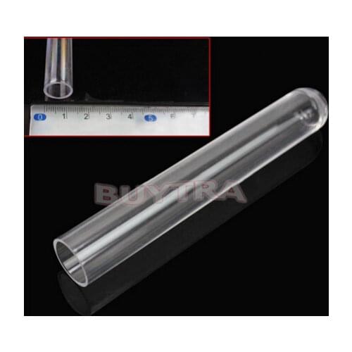 10 Pcs/Pack 12x100mm Test Tubes Clear Plastic Test Tubes Lab Supplies School Chemistry Laboratory Accessories Stationery
