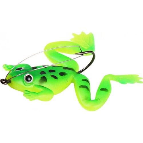 Frog Fishing Lure 6CM 5.2g 3D Crank Lures Wobblers Pencil Fishing Minnow Soft Worm Fish Lures Artificial Bait Bass Hooks Tackle