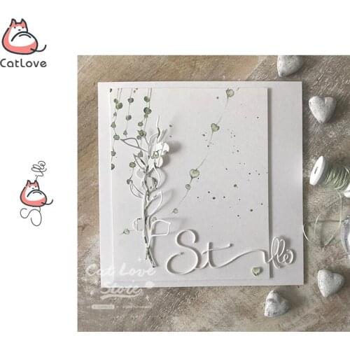 Stille German Letters Metal Cutting Dies Scrapbooking Stencil Decorative Craft Embossing Die Cuts Card Making New Dies For 2019