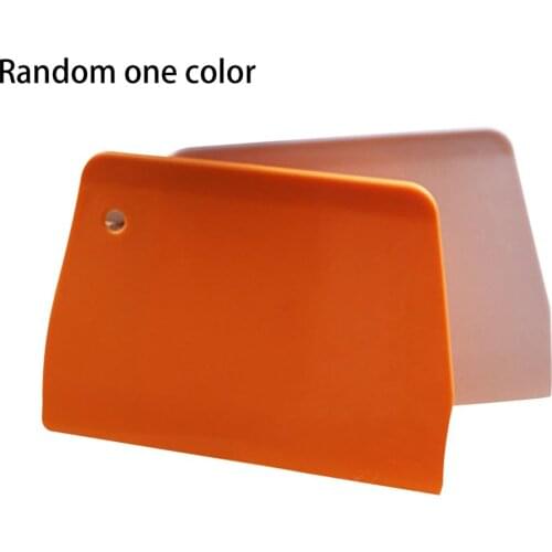 2 Pcs Baking Plastic Scraper Chinese Western Style Multi-Purpose Kitchen Cooking Scraper Cake Butter Dough Trapezoid Cutter