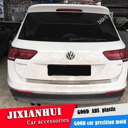 For Tiguan L Spoiler 2015-2018 Volkswagen Tiguan L Spoiler BK ABS plastic Material Car Rear Wing Color Rear Spoiler