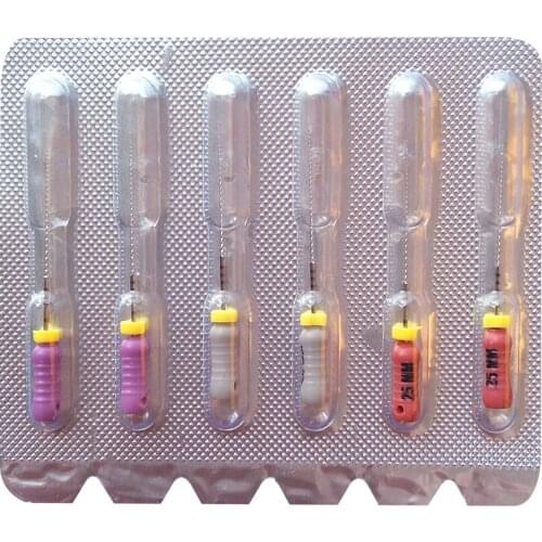 Dental C + files Endodontic C files Pilot Stainless Steel C Files 6-10# 6pcs/pack Root Canal Files 25mm For Endodontic Dentistry