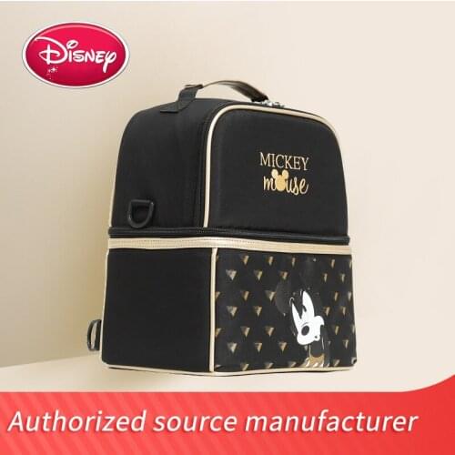 Disney Nappy Backpack Bag One Shoulder and Two Shoulders Mummy Large Capacity Bag Multi Function Waterproof Outdoor Diaper Bag