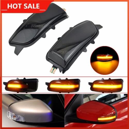 For Volvo C30 C70 S40 S60 V40 V50 V70 S80 2008- 2010 LED Dynamic Turn Signal Light Side Mirror Sequential Lamp Blinker Indicator