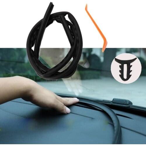 Universal Sound Insulation Car Dashboard Soundproofing Edges Rubber Sealing Strips For Mazda Ford Toyota BMW Audi Hyundai