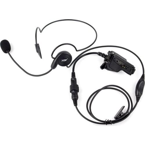 Advanced Unilateral Headphone Mic Neckband Earpiece Cycling Field Tactical Headset For Motorola Radio HT1000 XTS1500 XTS2500