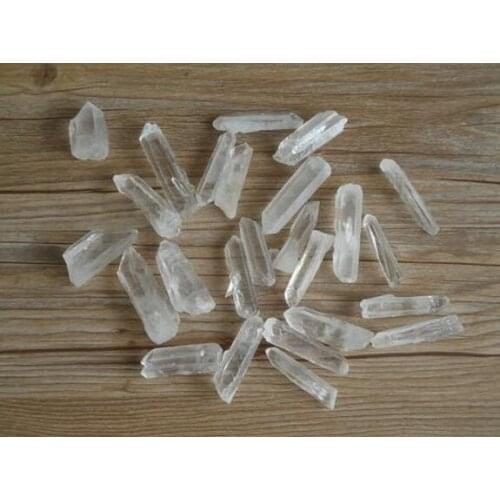 0.22LB)AAAA +Clear NATURAL Lemurian Seed Quartz Crystal Points Specimen100g /lot free shipping