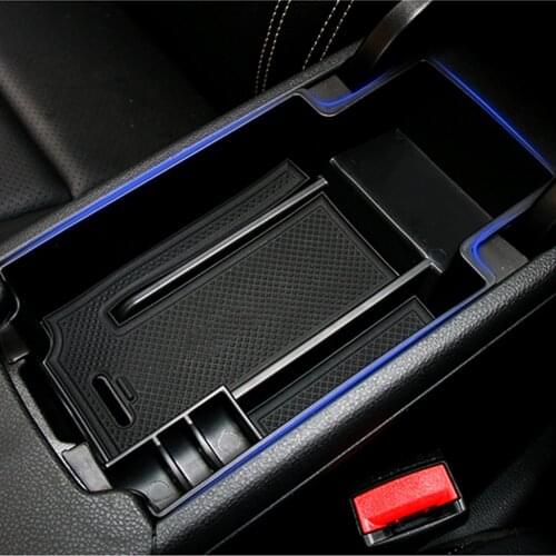 Accessories For Mercedes Benz CLA W117 C117 W246 W176 GLA A B Class A180 A250 A260 GLA200 Car Glove Armrest Storage Box Tray