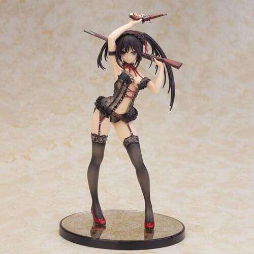 Alphamax Sexy Figure Date A Live Kurumi Tokisaki Lingerie PVC Action Figure Japanese Anime Sexy Girl Figure Toy Statue Doll Gift