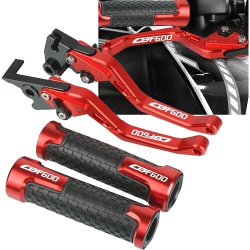 Aluminum Motorcycle Accessories Racing Grips Handle Grips Brake Levers Clutch For HONDA CBF600 SA 2006-2007 CBF 600 SA CBF600 SA