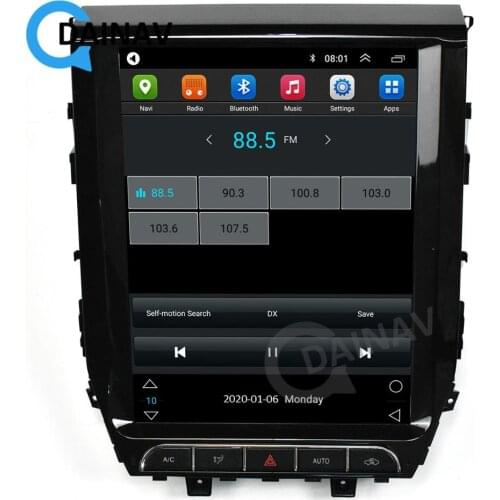 Tesla Style Vertical screen Android 9.0 Car GPS Navigation For Toyota Land Cruiser 2016 Head Unit Multimedia DVD Player