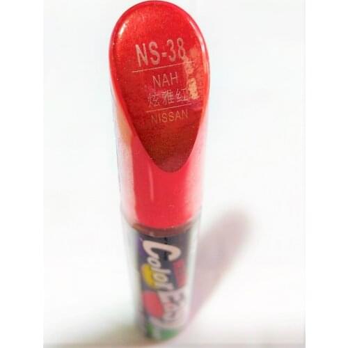 Car scratch repair pen, auto paint pen re'd for Nissan Qashqai X-trail Sylphy Teana Sunny Tiida Livida Geniss March
