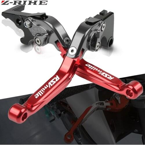 CNC Adjustable Folding Extendable Motorcycle Brake Clutch Levers For Aprilia RSV MILLE/R 1999 2000 2001 2002 2003 Accessories