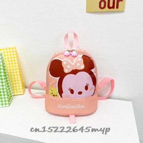 Disney Mickey Minnie Bag Kids Backpack School Bags Kindergarten Schoolbag for Girls Boys Cute Colorful1-3-5 Years Mochilas