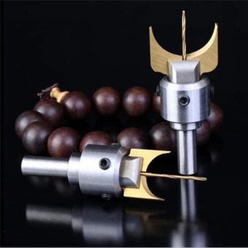 Milling Cutter Router Bit Buddha Beads Ball Knife Woodworking Tools 6-12/14-25mm Shank Wooden Beads Drill 13/16 Pcs Tool
