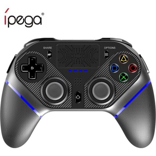 Ipega New Bluetooth PS4 Controller Playstation 4 Game Console Joystick Touchpad Vibrating Gamepad for Playstation 3 PS4 PC Phone