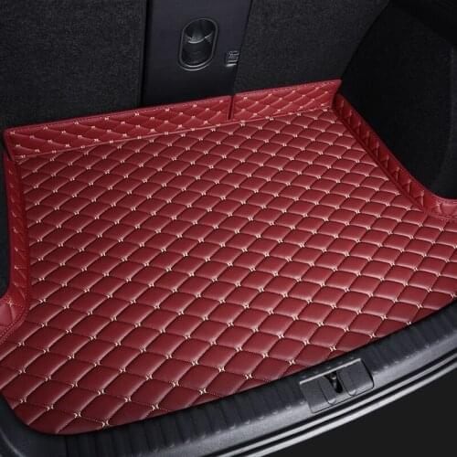 Custom leather Car trunk mat for Kia rio sorento cerato soul optima Opirus Borrego VQ carnival Carens SHUMA Cad Niro