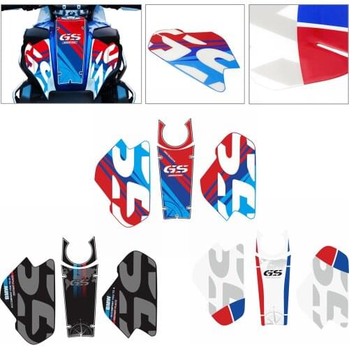 Fuel Tank Stickers Decal Pad Kit For BMW R1200GS LC Adventure 2014 2015 2016 2017 2018 R1250GS Adventure 2019+ Motorcycle