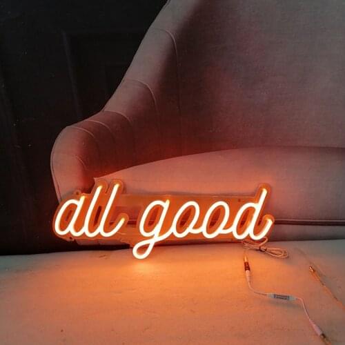 ALL Good Personalized Logo Customized Letter LED Custom Neon Signs Light for Home Shop Bar Wedding Decoration