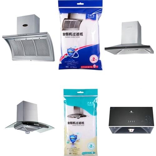 Non-woven Kitchen Oil Sticker Range Hood Oil Filter Paper Moisture-proof Transparent Oil-Absorbing Paper Oil-Proof Sticker