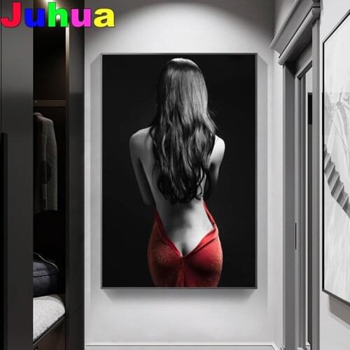 Half Nude Woman Diamond Painting full Square/Round Drill Sexy Naked5d diy mosaic diamond Embroidery icon Wall art