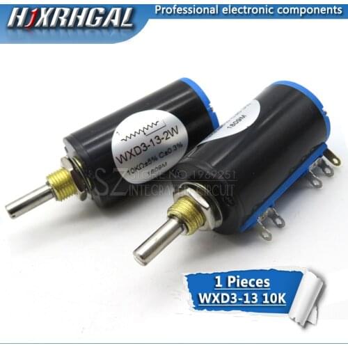 1PCS WXD3-13 WXD3-13-2W 103 Shaft Dia 10K Ohm Rotary side Multiturn Potentiometer