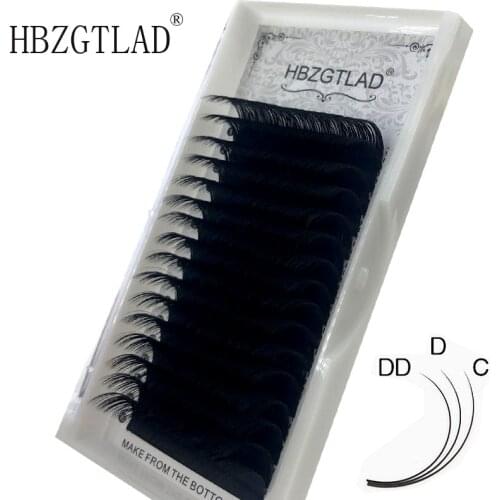 Russia Volume C/D/DD 8-20mm Faux mink individual eyelash lashes maquiagem cilios for professionals soft mink eyelash extension