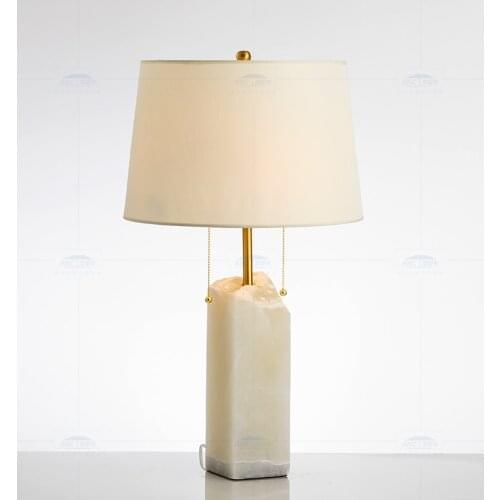 Light Luxury Postmodern Living Room Table Lamp Marble Designer Book Room High-end Bedroom Simple Bedside Lamp