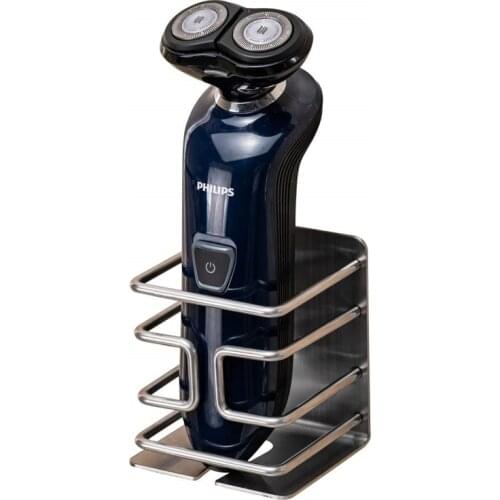 Self-adhesive wall-mounted multifunctional electric shaver rack bathroom rack 304 stainless steel bracket