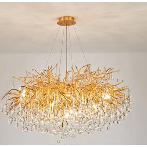 Modern LED Luxury Chandelier Lighting Home Decorative LOFT Restaurant Kitchen Dining Living Room Hotel Hall Art Indoor Lighting